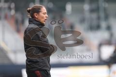 Toto-Pokal; SV Wacker Burghausen - FC Ingolstadt 04; vor dem Spiel Cheftrainerin Sabrina Wittmann (FCI)