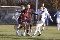 Bayernliga Nord - Saison 2024/25 - FC Ingolstadt 04 II - SC Eltersdorf - Valentin Hoti (Nr.6 - FCI U21) - Robin Renner weiss Eltersdorf - Foto: Meyer Jürgen