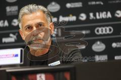 3. Liga; FC Ingolstadt 04 - TSV 1860 München; Pressekonferenz Interview Cheftrainer Maurizio Jacobacci (TSV)