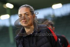 3. Liga; TSV Havelse - FC Ingolstadt 04; vor dem Spiel Cheftrainerin Sabrina Wittmann (FCI)
