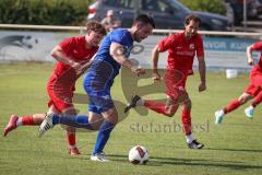 Kreisliga - Saison 2026/27- TSV Großmehring - SV Zuchering - Sebastian Eisenberger blau Großmehring - Simon Böhringer rot Zuchering - Foto: Meyer Jürgen