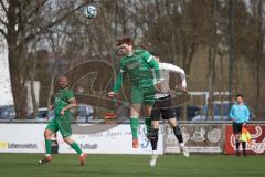 Bezirksliga - Saison 2025/26 - FC Gerolfing - SpVgg Altenerding - Bastian  Heigl (Nr.2 - FC Gerolfing) - Mario Dipalo weiss Altenerding - Foto: Meyer Jürgen