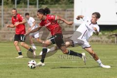 A-Junioren - DFB Pokal  - Saison 2024/25 - A-Junioren - FC Ingolstadt 04 - Hannover 96 - Kordi Anes rot Hannover - Michelbach Kilian weiss FCI - Foto: Meyer Jürgen