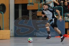 Lotto Bayern Hallencup - Saison 2024/25 - Türkisch SV Ingolstadt - TSV Ober./Unterhaunstadt- Ramazan Kurnaz grau Ober./Unterhaunstadt  - Foto: Meyer Jürgen