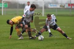 Kreisliga - Saison 2024/25- TSV Lichtenau - FC Mindelstetten - Mentor Haliti gelb Lichtenau - Simon Schweiger weiss Mindelstetten - Daniel Riedl weiss Lichtenau - Foto: Meyer Jürgen