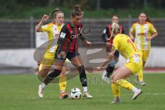 2. Bundesliga Frauen - Saison 2024/25 - FC Ingolstadt 04 Frauen - FC Union Berlin - Magdalena Schwarz (Nr.23 - FCI Frauen) - Steinert Judith gelb Berlin - Foto: Meyer Jürgen