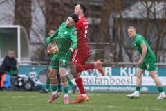 A-Klasse -  Saison 2025/26- TSV Baar/Ebenhausen - SV Manching II - Muhammed Tokmak grün Manching - Matthias Lang rot Ebenhausen - Foto: Meyer Jürgen