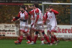 Kreisklasse - Saison 2025/26- Türk SV Ingolstadt - SC Steinberg-  - Enis Kuqanaj weiss Türkisch schiesst den 1:0 Führungstreffer -jubel  - Foto: Meyer Jürgen