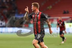 3. Liga; FC Ingolstadt 04 - SV Waldhof Mannheim; Sebastian Grönning (11, FCI) Tor Jubel Treffer 2:0