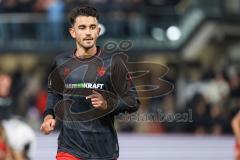 3. Liga; SC Verl - FC Ingolstadt 04; geht zur Ecke Fredrik Carlsen (8, FCI) führt zum Ausgleich 2:2