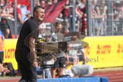 Toto-Pokal; Finale; FV Illertissen - FC Ingolstadt 04; Cheftrainer Michael Köllner (FCI) schreit ins Feld