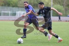 Kreisklasse - Saison 2025/26- TSV Ingolstadt Nord - MTV Ingolstadt - Ersin Ucar schwarz Ing Nord  - Vahdet Demir lila MTV - Foto: Meyer Jürgen