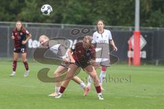 DFB Pokal - Frauen - Saison 2025/26 - FC Ingolstadt 04 Frauen - 1. FC Nürnberg - Nina Penzkofer (Nr.29 - FC Ingolstadt Frauen I) - Thöle Amelie rot Nürnberg - Foto: Meyer Jürgen