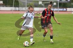 2. Bundesliga Frauen - Saison 2024/25 - FC Ingolstadt 04 Frauen - 1. FC Nürnberg - Emma Kusch (Nr.9 - FCI Frauen) - Steck Madeleine weiss Nürnberg - Foto: Meyer Jürgen