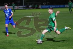 Landesliga - Saison 2024/25 - SV Manching - TV Erkheim - Luca Oehler (Nr.3 - SV Manching) - Josuha Holzapfel blau Erkheim - Foto: Meyer Jürgen