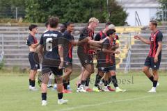 Bayernliga Nord - Saison 2024/25 - FC Ingolstadt 04 II - TSV Karlburg - Der 2:0 Führungstreffer durch Luca Lechner (Nr.5 - FCI U21) - jubel - - XXXXX - Foto: Meyer Jürgen