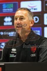 3. Liga; FC Ingolstadt 04 - Rot-Weiss Essen; Pressekonferenz Interview Cheftrainer Achim Beierlorzer (FCI)