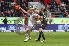 3. Liga; FC Ingolstadt 04 - VfL Osnabrück; Zweikampf Kampf um den Ball Lukas Fröde (34, FCI) Müller Marcus (19 VFLO)