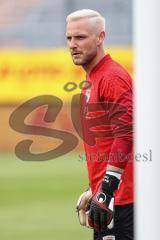 Toto-Pokal Finale; Würzburger Kickers - FC Ingolstadt 04; vor dem Spiel Torwart Marius Funk (1, FCI)