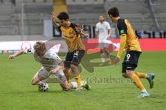 3. Liga - Dynamo Dresden - FC Ingolstadt 04 - Ilmari Niskanen (22, FCI) Löwe Justin (34 Dresden)