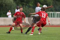 Bezirksliga - Saison 2024/25 - David Meier (Nr.14 - FC Fatih) - Lukas Ederer rot Attaching -  Foto: Meyer Jürgen