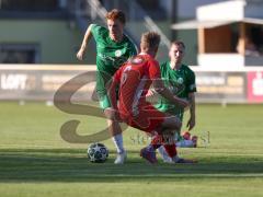 Landesliga - Saison 2026/27 - SV Manching - FC Memmingen II - Senih Fazlji (Nr.7 - SV Manching) - Geiger Felix rot Memmingen - Foto: Meyer Jürgen