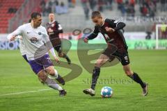 2.BL; FC Ingolstadt 04 - Erzgebirge Aue; Filip Bilbija (35, FCI) Gonther Sören (26 Aue)