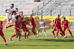 Toto-Pokal Finale; Würzburger Kickers - FC Ingolstadt 04; Kopfball Ryan Malone (16, FCI) Tor Jubel Treffer Siegtreffer 1:2