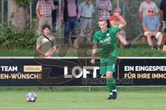 Bezirksliga - Saison 2023/2024 - SV Manching  - SV Lerchenau - Reiner Meisinger (Nr.8 - SV Manching) - Foto: Meyer Jürgen