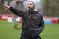 Bezirksliga - Saison 2022/2023 - SV Manching  - TSV Rohrbach - Fabian Reichenberger Trainer Manching - Foto: Meyer Jürgen