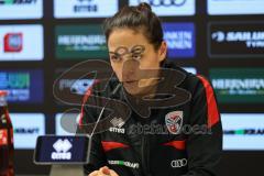 3. Liga; FC Ingolstadt 04 - TSG Hoffenheim II; Pressekonferenz Interview Cheftrainerin Sabrina Wittmann (FCI)