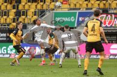 3. Liga - Dynamo Dresden - FC Ingolstadt 04 - Caniggia Ginola Elva (14, FCI) Hosiner Philipp (14 Dresden) Fatih Kaya (9, FCI)