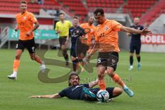 3.Liga - Saison 2023/2024 - Freundschaftsspiel - FC Ingolstadt 04 - SpVgg Unterhaching - Arian Llugiqi (Nr.25 - FCI) - Foto: Meyer Jürgen