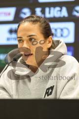 3. Liga; FC Ingolstadt 04 - 1. FC Schweinfurt 05; Pressekonferenz Interview Cheftrainerin Sabrina Wittmann (FCI)