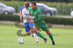 Bezirksliga - Saison 2023/2024 - TSV Gaimersheim - TSV Rohrbach  - Nicolae Nechita (Nr.19 - Gaimersheim) - Maximilian Merkl weiss Rohrbach - Foto: Meyer Jürgen