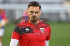 Toto-Pokal 2024; TürkGücü München - FC Ingolstadt 04; vor dem Spiel Pascal Testroet (37, FCI)