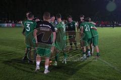 Kreisliga - Saison 2023/24 - Relegation zur BZL - FC Gerolfing - SV Aschau - Jubel nach dem Spiel - Gerolfing steigt in die BZL auf - Foto: Meyer Jürgen