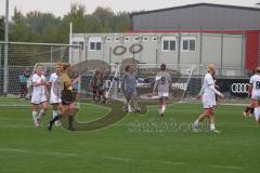 DFB Pokal - Frauen - Saison 2025/26 - FC Ingolstadt 04 Frauen - 1. FC Nürnberg - Der 0:1 Führungstreffer per Elfmeter - jubel - Traurige Gesichter - Torwart Anna-Lena Daum (Nr.22 - FC Ingolstadt Frauen I) - Foto: Meyer Jürgen