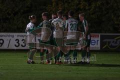 Landesliga - Saison 2025/26 - SV Manching - FC Ehekirchen - Der 3:0 Führungstreffer durch Sebastian Graßl (Nr.10 - SV Manching) - jubel - XXXXX - Foto: Meyer Jürgen