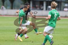 Bezirksliga - Saison 2024/25 - Akif Abasikeles (Nr.20 - FC Fatih) - Quirin Nuber (Nr.16 - FC Gerolfing) -  Foto: Meyer Jürgen