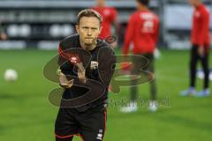 3. Liga; SV Sandhausen - FC Ingolstadt 04; vor dem Spiel Athletik-Trainer Luca Schuster (FCI)