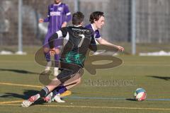 Freundschaftsspiel - Saison 2025/26- TSV Gaimersheim - VFR Neuburg - Razvan Burla lila Neuburg - Dennis Hüttinger (Nr.7 - TSV Gaimersheim) - Foto: Meyer Jürgen