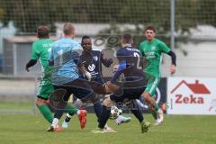 Kreisklasse - Saison 2025/26- TSV Etting - TSV Lenting - Christian Redl blau Etting - Leon Durnov Torwart Lenting - Arianit Racaj grün Lenting - Foto: Meyer Jürgen