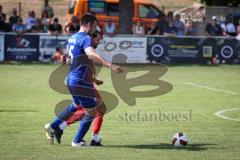Kreisliga - Saison 2026/27- TSV Großmehring - SV Zuchering - Sebastian Eisenberger blau Großmehring - Nico Ziegler rot Zuchering - Foto: Meyer Jürgen