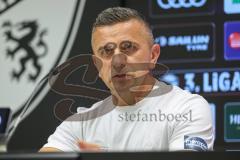 3. Liga; FC Ingolstadt 04 - Alemannia Aachen; Pressekonferenz Interview Cheftrainer Mersad Selimbegovic (AA)