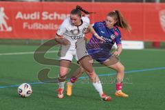 2. Bundesliga Frauen - Saison 2025/26 - FC Ingolstadt 04 Frauen - FSV Mainz - Leonie Hein (Nr.17 - FC Ingolstadt Frauen I) - Pageler Maja blau Mainz - Foto: Meyer Jürgen