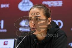 3. Liga; FC Ingolstadt 04 - Borussia Dortmund II; Pressekonferenz Interview Cheftrainerin Sabrina Wittmann (FCI)