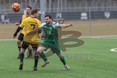 AUDI Amateuercup - Saison 2024/25 - TSV Lichtenau - FC Geisenfeld - Michael Trick grün Geisenfeld - Boris Manko gelb Lichtenau - Foto: Meyer Jürgen