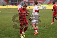 3. Liga - Saison 2025/26 - FC Ingolstadt 04 - VFB Stuttgart II - Freude nach dem Heimspielsieg - jubel - Yannick  Deichmann (Nr.20 - FCI) - Foto: Meyer Jürgen