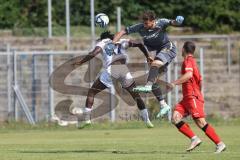 Bayernliga Nord - Saison 2024/25 - FC Ingolstadt 04 II - ASV Neumarkt - Guttenberger Nick Torwart Neumarkt - Said Souleymane (Nr.17 - FCI U21)  - XXXXX - Foto: Meyer Jürgen